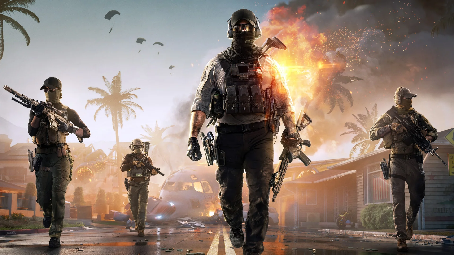 战术小队 4K 游戏壁纸 炽烈战场风军事角色场景桌面背景