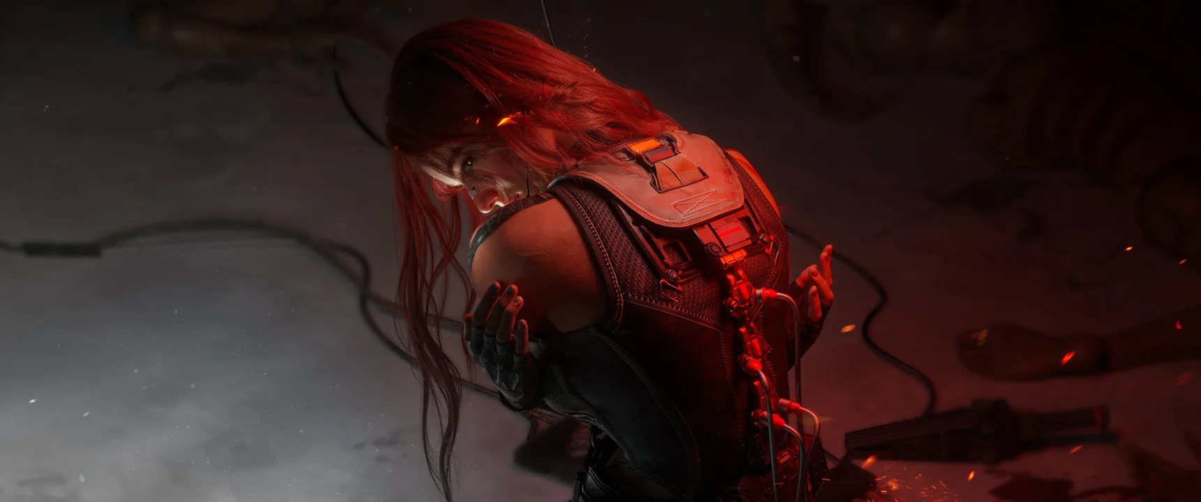 赤影特工 4K 游戏壁纸 燃动危机感科幻特工场景桌面背景