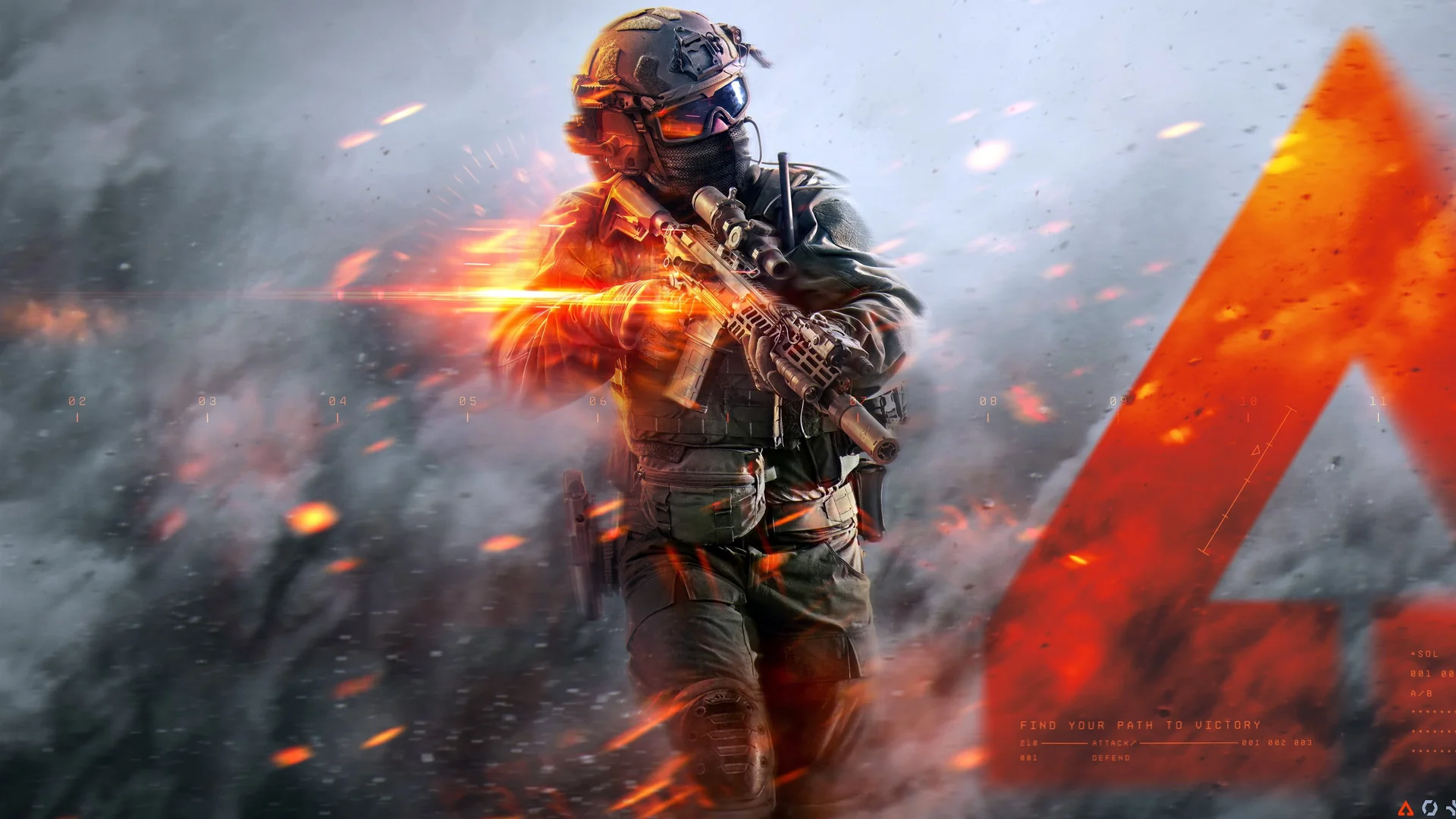 《战地》系列 4K 游戏壁纸 燃动硬核感特种兵场景桌面背景