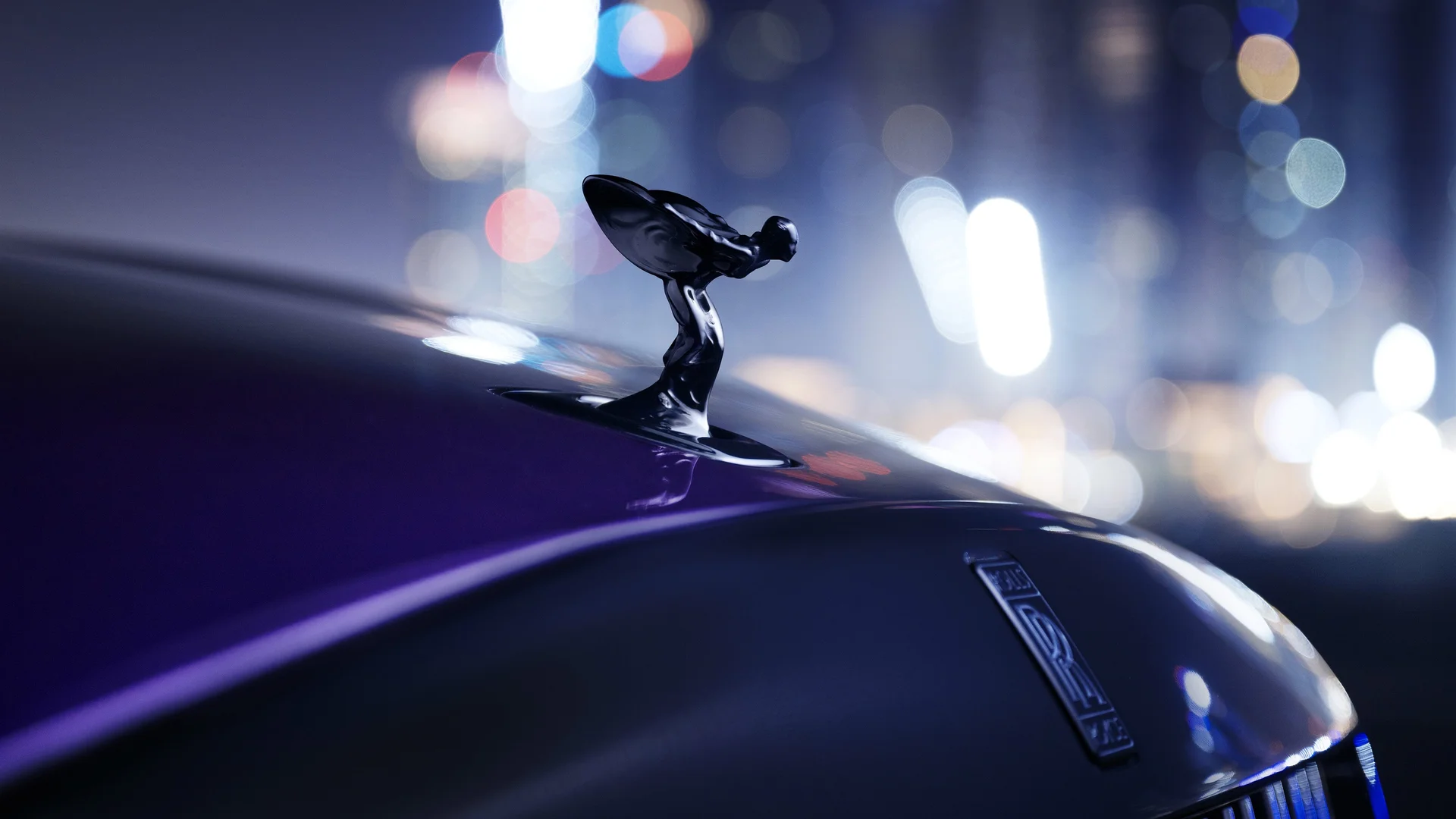 幻影飞天女神 4K 豪车壁纸 雅致高级感劳斯莱斯标识场景桌面背景4K壁纸_4K汽车