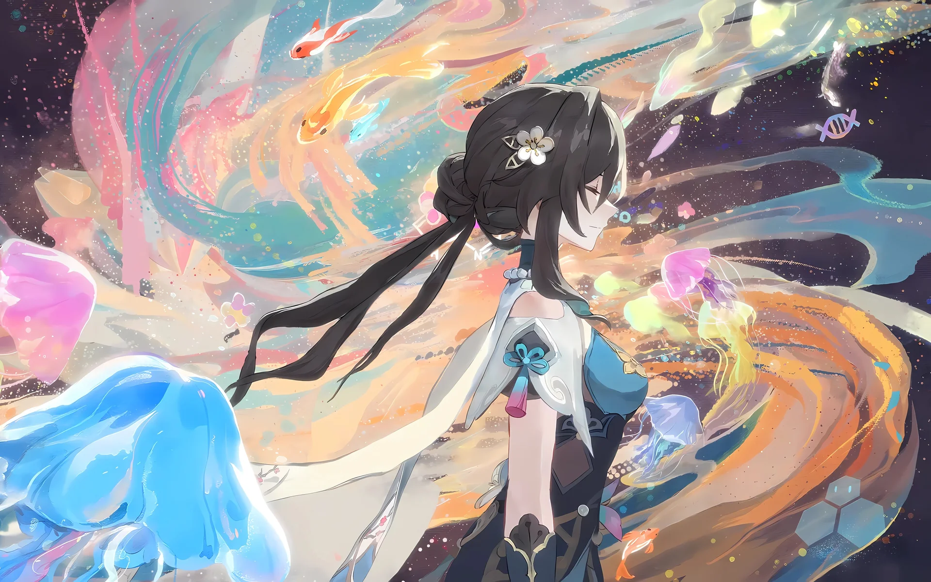 崩坏：星穹铁道 阮・梅，幻海绮梦 4K 插画壁纸