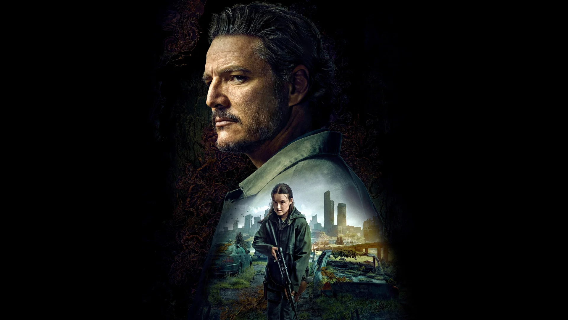 《最后生还者》末日搭档 4K 影视壁纸 硬核压抑感末日生存场景桌面背景