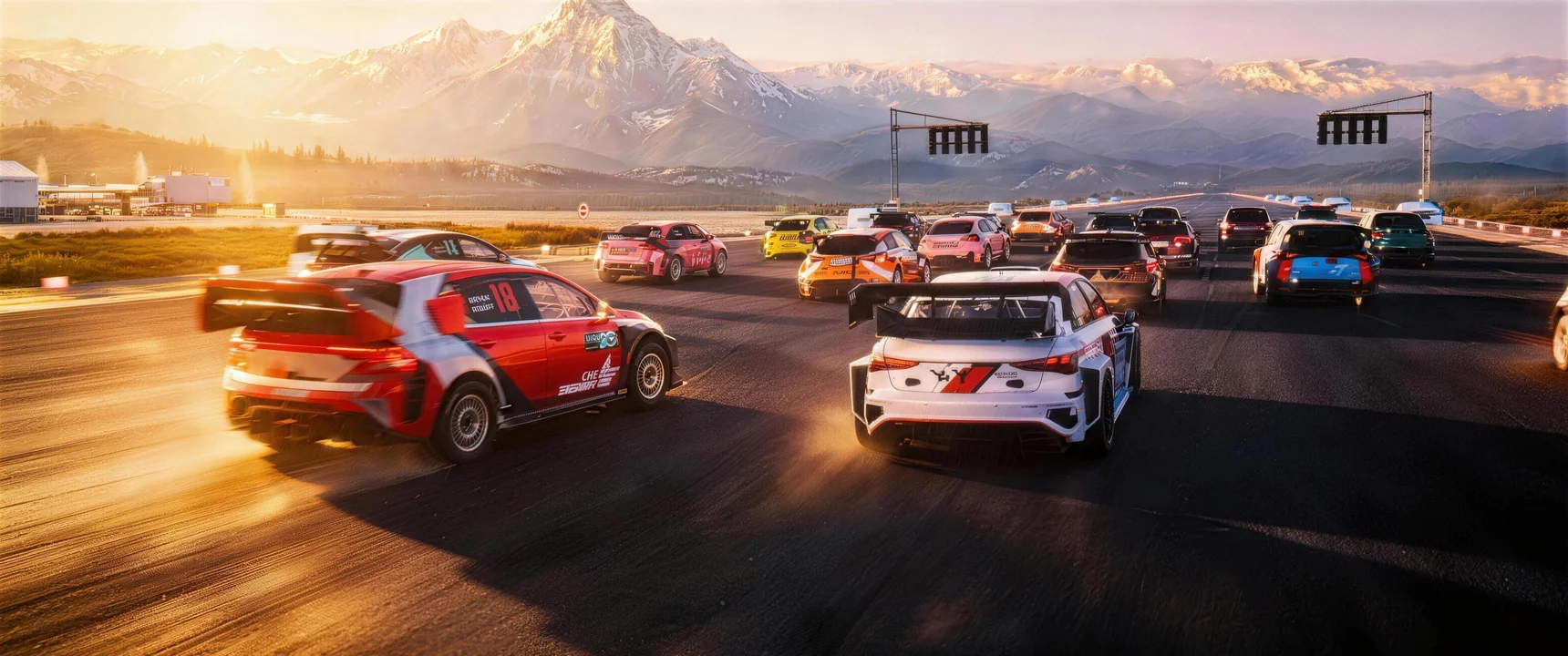 《极限竞速》，雪峰竞速 4K 游戏宽屏截图壁纸