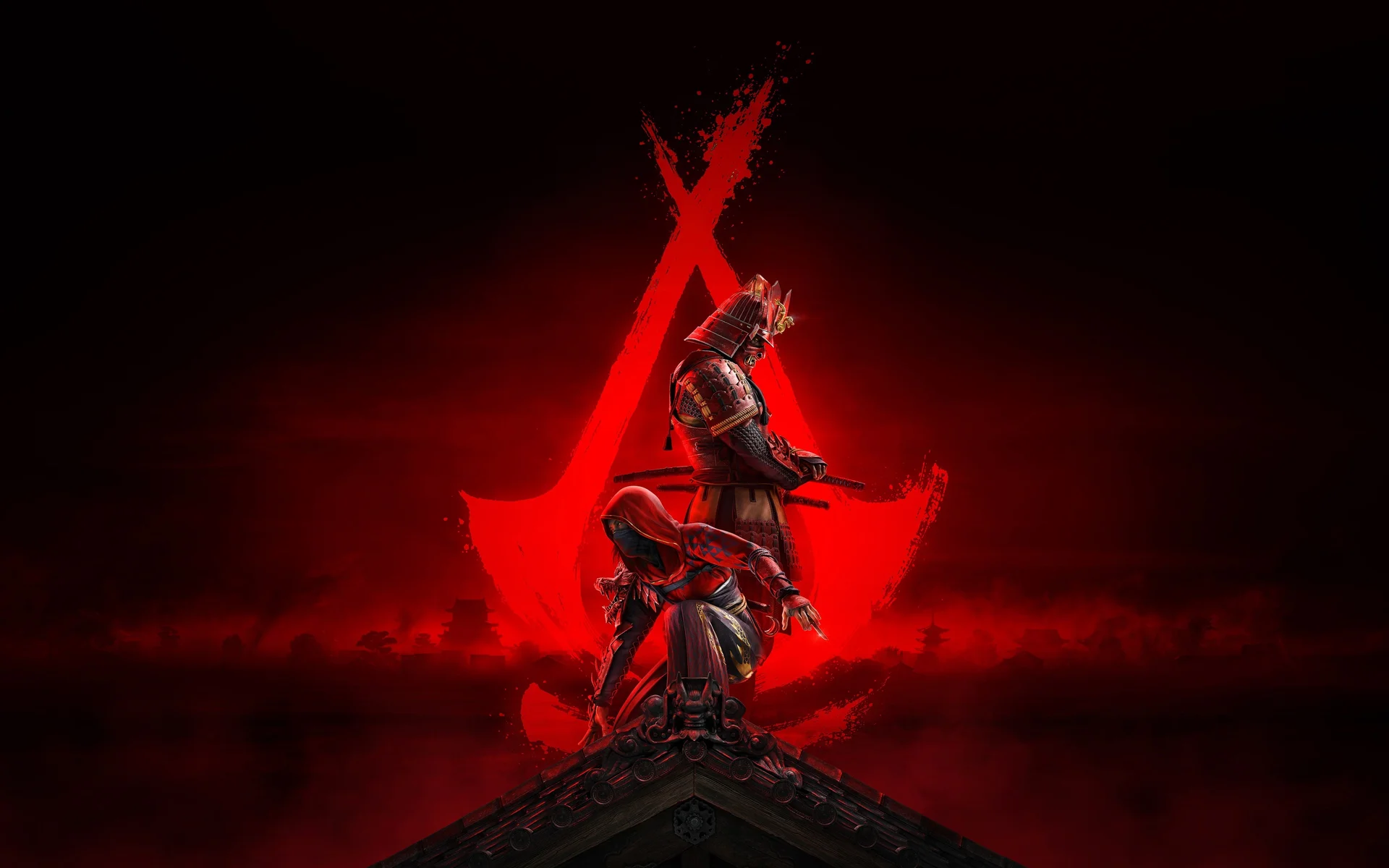 《刺客信条：影》，赤影江户 4K 游戏海报壁纸