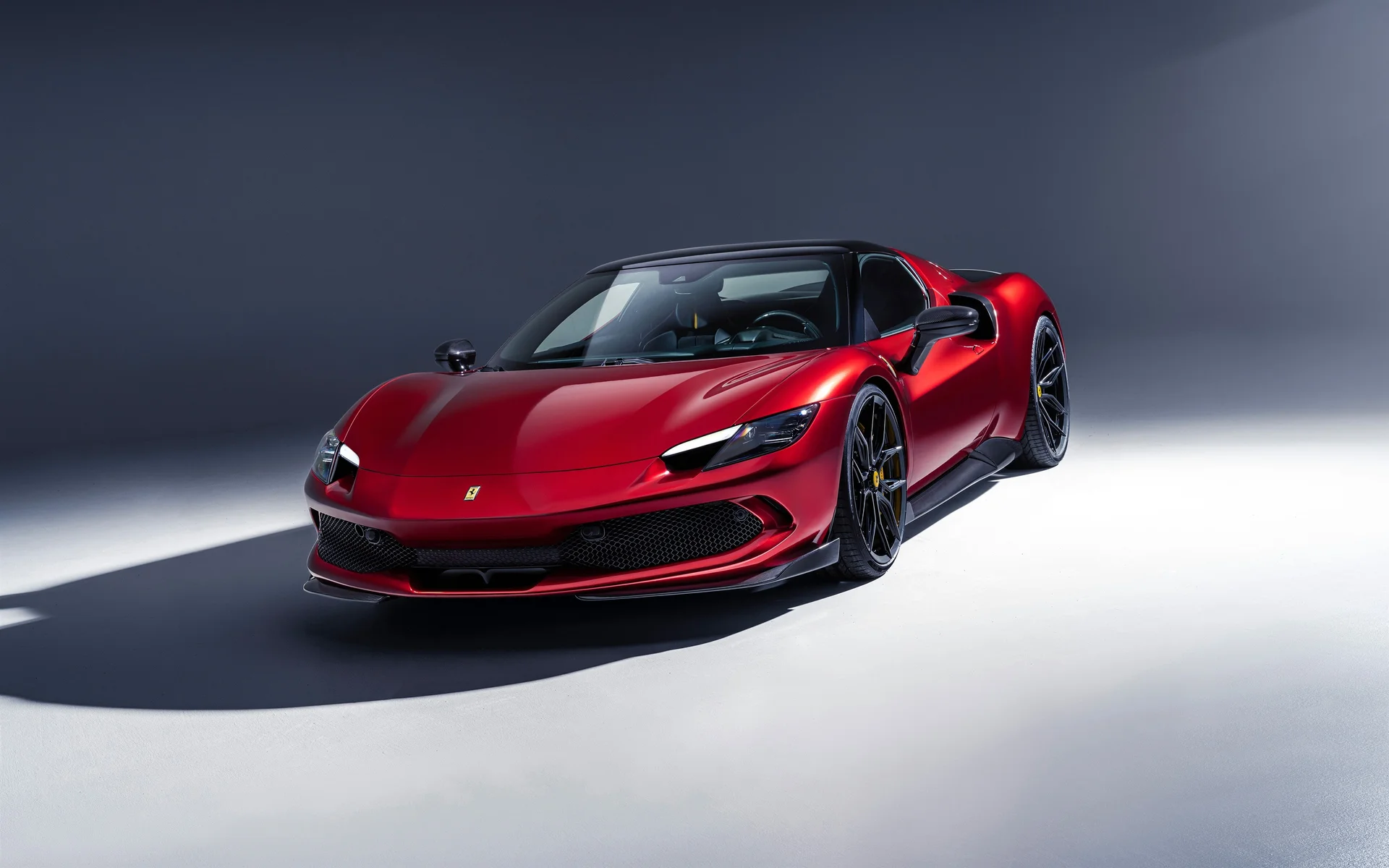 法拉利 296 GTS,赤焰跃马 4K 混动超跑官图壁纸4K壁纸_4K汽车