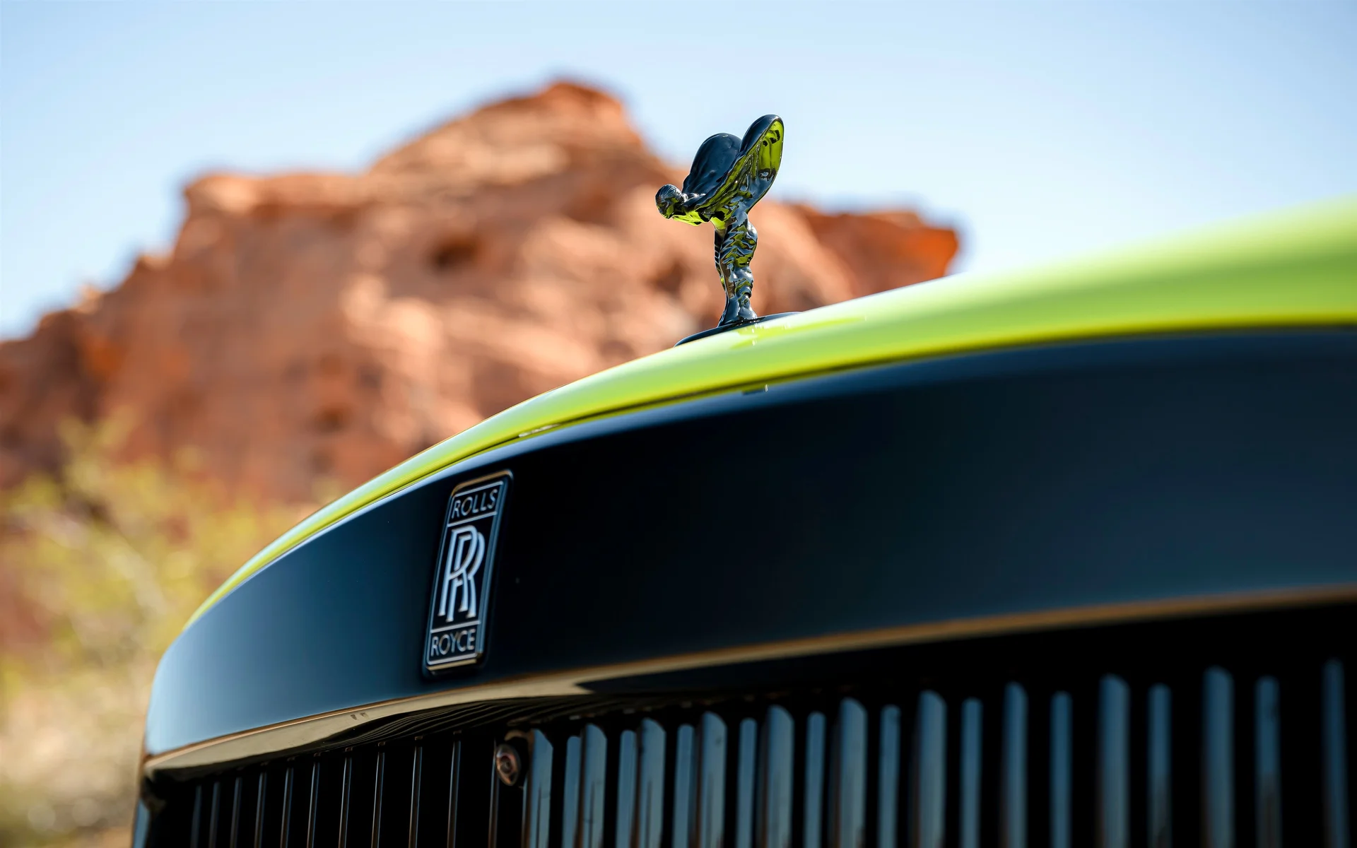 暗夜精灵，劳斯莱斯欢庆女神 4K 细节特写壁纸