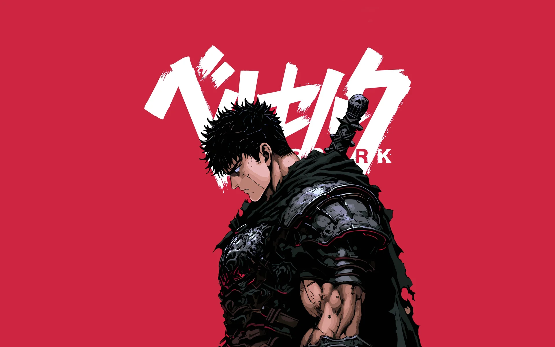 黑之剑士，《剑风传奇》格斯 4K 暗黑插画壁纸