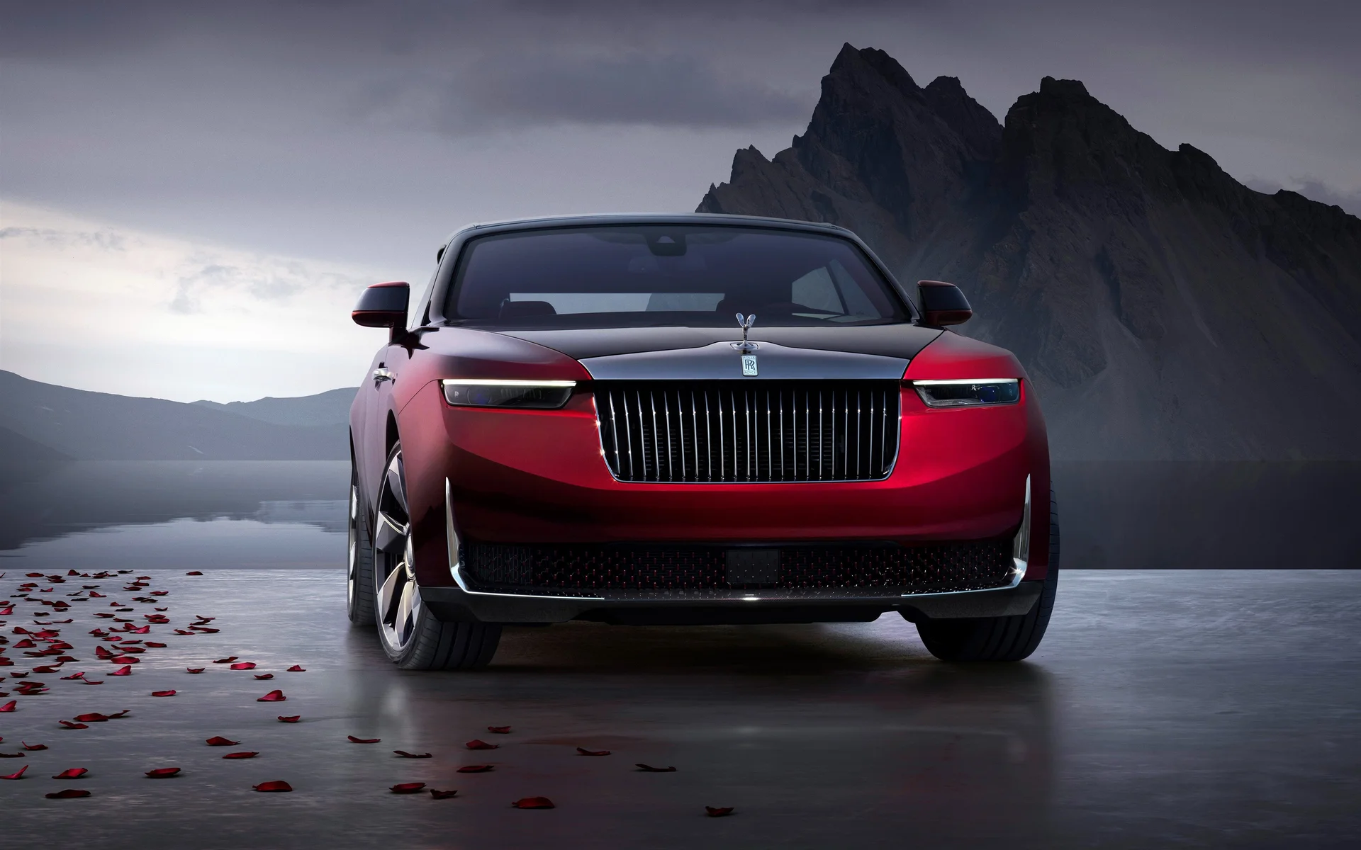 赤焰鎏金，劳斯莱斯逐影 4K 官图壁纸