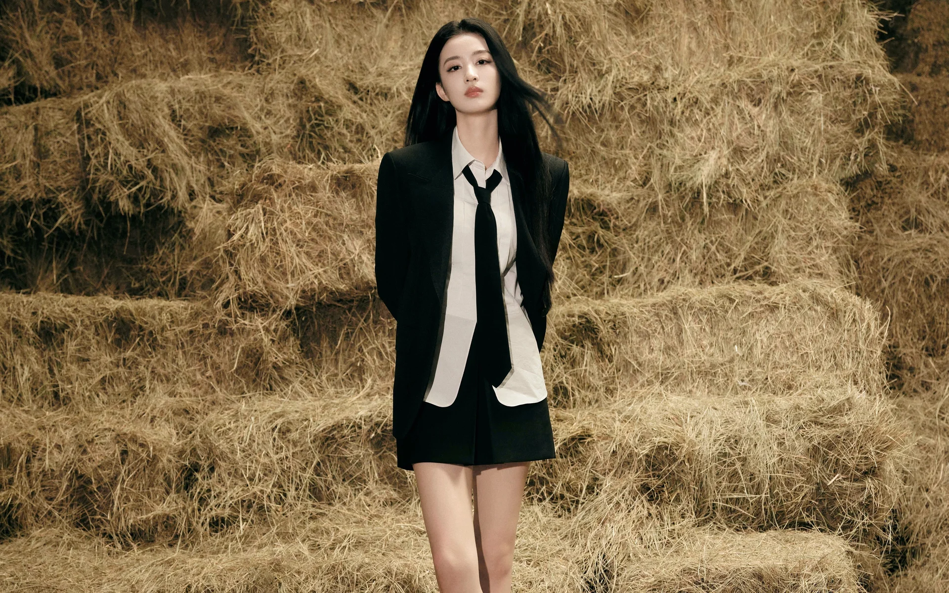 haystack 风尚，王楚然 4K 写真壁纸