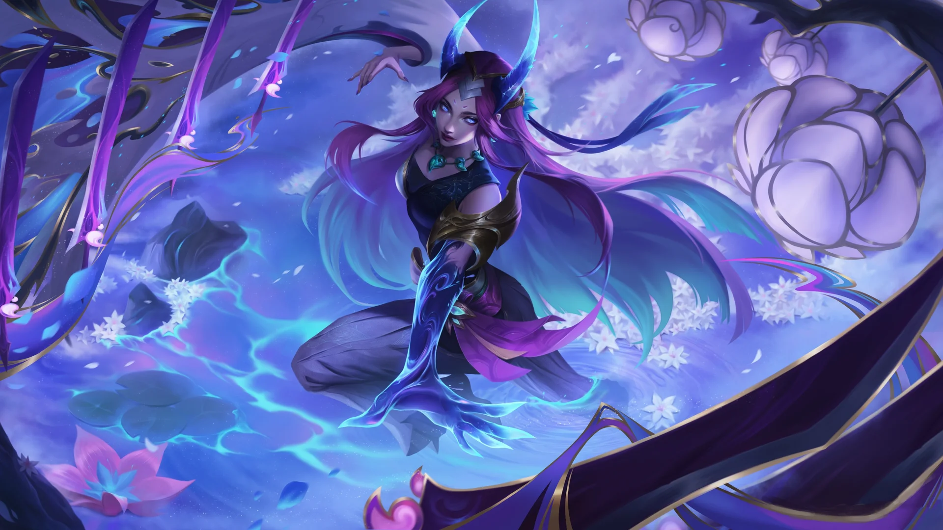 紫焰剑姬，玉剑传说主题 4K 插画壁纸