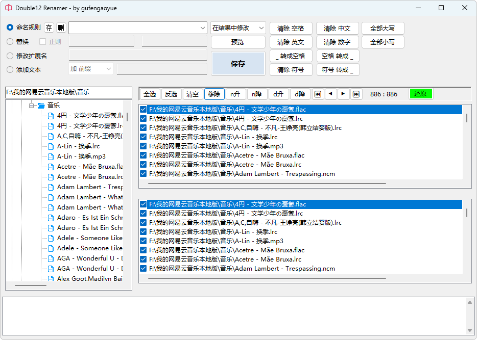 Double12 Renamer v1.5.0.6 | 文件批量重命名工具
