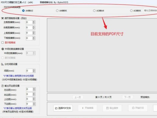 PDF尺寸调整打印工具 | 页面裁剪·切割·合并·拼版